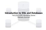 Introduction to SQL and Databases